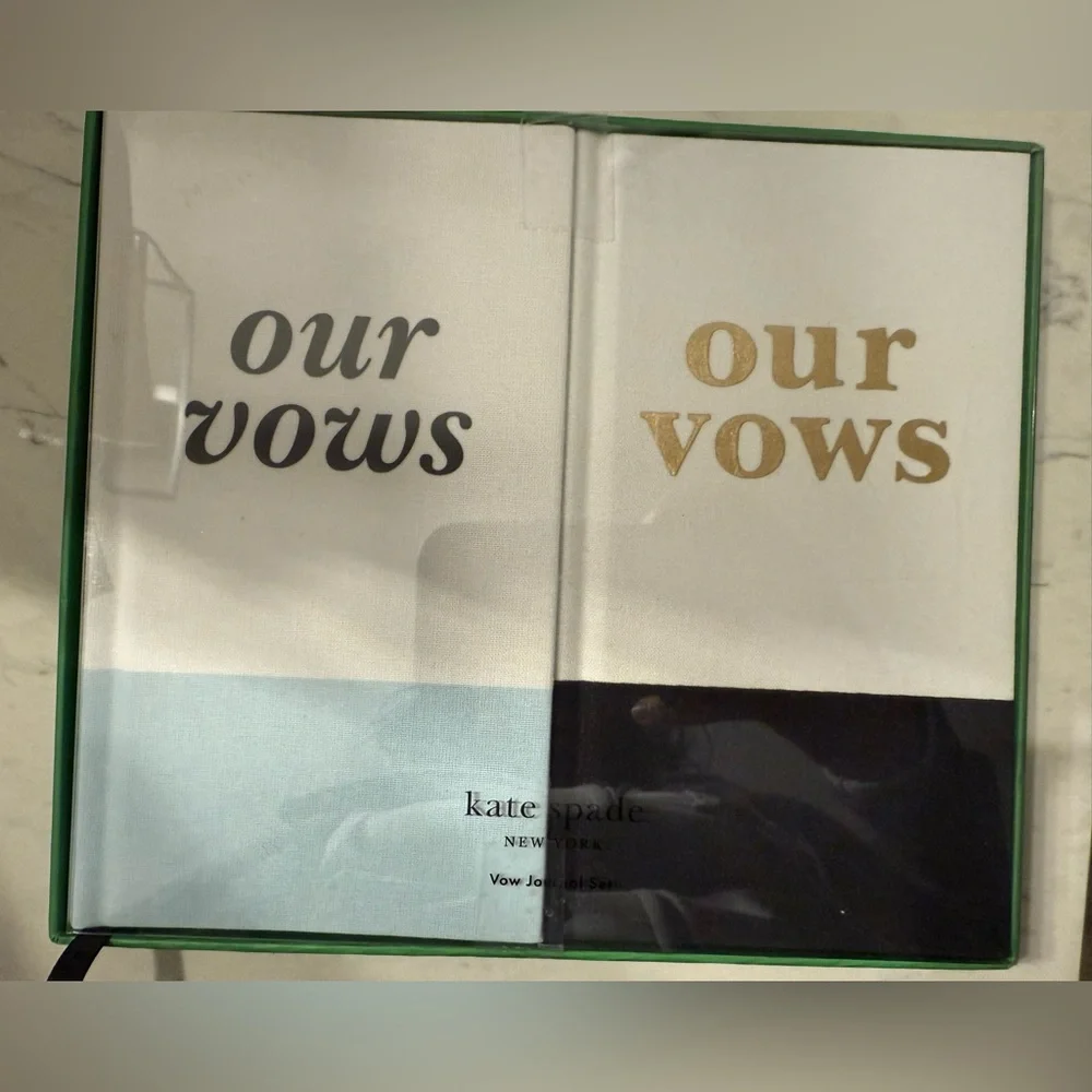 Kate Spade Our Vows His & Hers Journal Set